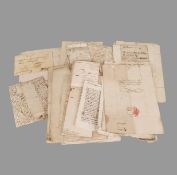 Großes Konvolut Urkunden und Briefe des 17.-19. Jahrhunderts