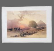 ROBERTS, David: Approach of the Simoon - Desert of Gizeh