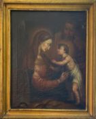 Josef Anton Messmer (1747-1827), Heilige Familie, rücks. bez. 