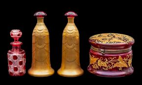 A small group of Continental glass,