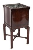 A mahogany planter in Irish George II style,