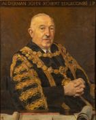 British School, circa 1935 Portrait of Alderman John Robert Edgecombe, J.P.