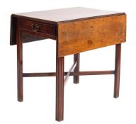 A George III mahogany Pembroke table,