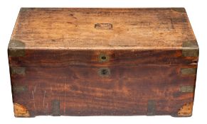 An Anglo Indian sandalwood trunk,