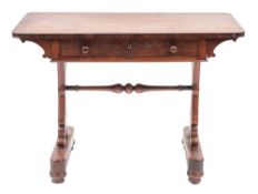 A Regency rosewood sofa table,