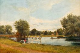 George Vicat Cole (British, 1833-1893) View near Godalming,