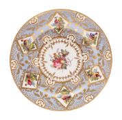 A Chamberlain Worcester plate from the service made for Princess Charlotte in 1816-17 to