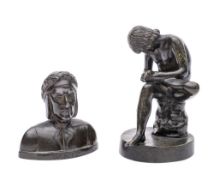 Two small bronzes,