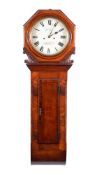 Daniel Ross, Exeter, a mahogany weight-driven wall clock,