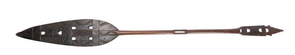 A Duala tribe (West Cameroon) ceremonial paddle,
