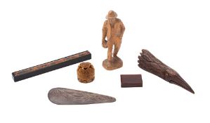 A mixed lot of small works of art/collectables including;