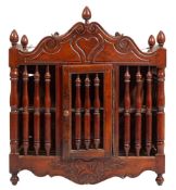 A late Louis XV walnut panetiere,
