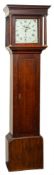 William Johnson, Evesham, an oak longcase clock,