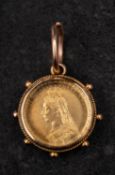 A Victorian three pence coin, dated 1887, the Jubilee year, diameter ca.