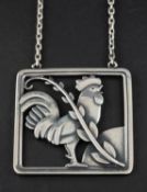 Arno Malinowski (1899-1976) for Georg Jensen, Denmark, an openwork,