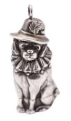 An Elizabeth II novelty silver vesta case, maker BAC, London,