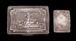 A Victorian silver pill box, maker Joseph Gloster Ltd, Birmingham,