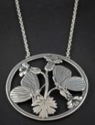 Arno Malinowski (1899-1976) for Georg Jensen, Denmark, an openwork,