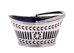 A Victorian silver cream pail, maker Fenton Brothers Ltd, Sheffield,