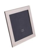 An Elizabeth II silver easel photograph frame, maker Carrs of Sheffield Ltd, Sheffield,