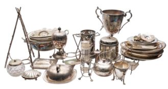 An extensive collection of plated wares, including entree dishes, egg coddler, turn over dish,