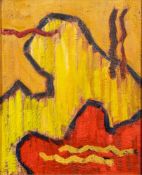 * Clifford Fishwick [British, 1923-1997] Abstract oil on board 36 x 29cm.