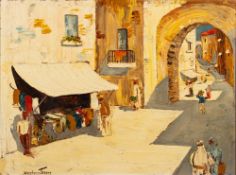 * Cecil Rochford Doyly-John [1906-1993] North Africa, market scene,