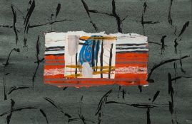 *Peter Griffin [British, 1947-2020] untitled; a triptych each signed and dated '95 watercolour,