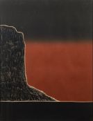 Contemporary School An abstract canyon landscape,