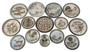 *Colin Kellam [1942 - 2020] thirteen stoneware plates,