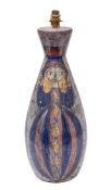 A Danish pottery table lamp,