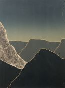 Contemporary School An abstract mountain landscape,