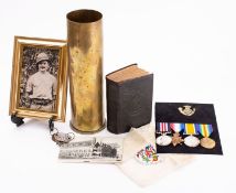 A WWI Military Medal group of four to 9892 Pte J Burgess 1st Yorkshire Light Infantry': Military