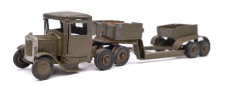 Britains Military Lorry and trailer,