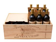 Chateau La Louviere Pessac Leognan Blanc, 2003, eleven bottles, owc..