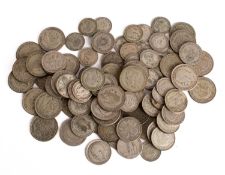 A collection of pre-1947 silver coinage, 880gms.