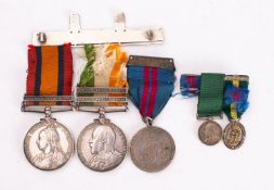 A Boer War pair to '244 S QMS H Balls APC',