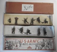 Timpo Models, Set No 913, U.S. Army, together with another Timpo U.S.