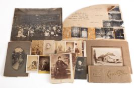 A collection of late 19th/ early 20th century Carte de visitie and photographs,
