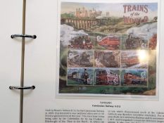 A collection of eight stamp albums and stockbooks,
