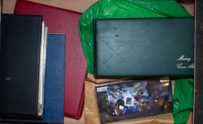 A collection of mainly Great British stamps and first day covers in four albums and loose.
