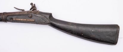An 18th/19th century Indo-Persian flintlock jezail,
