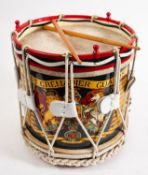 An Elizabeth II 1st Battalion Grenadier Guards Regimental Drum,