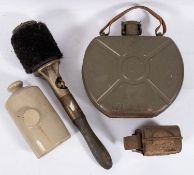 An artillery gun chamber brush,