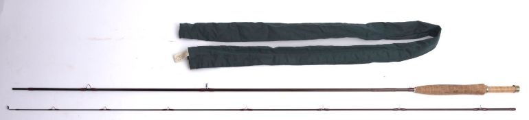 A David Norwich Graphite 7 1/2 foot #4/5 two piece rod, No.0995 in original bag and case.