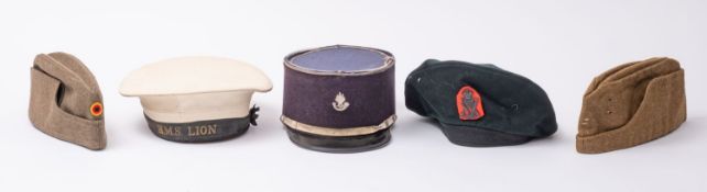 A Royal Ulster Rifles beret,
