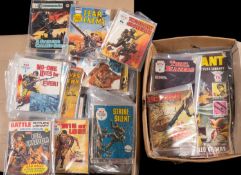 War Picture Library, Battle Picture Library, Commando and other publishers.