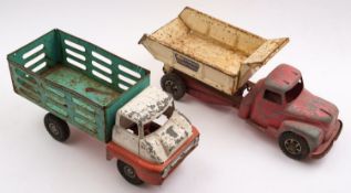 A Tri-ang tinplate delivery lorry,