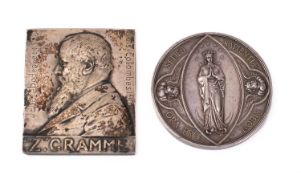 A Beaumont College medallion, 55mm,