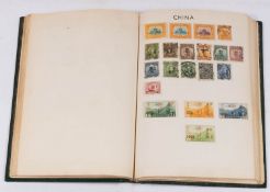 A collection of GB and world stamps in eleven albums, including QV to ER2, China, New Zealand etc.